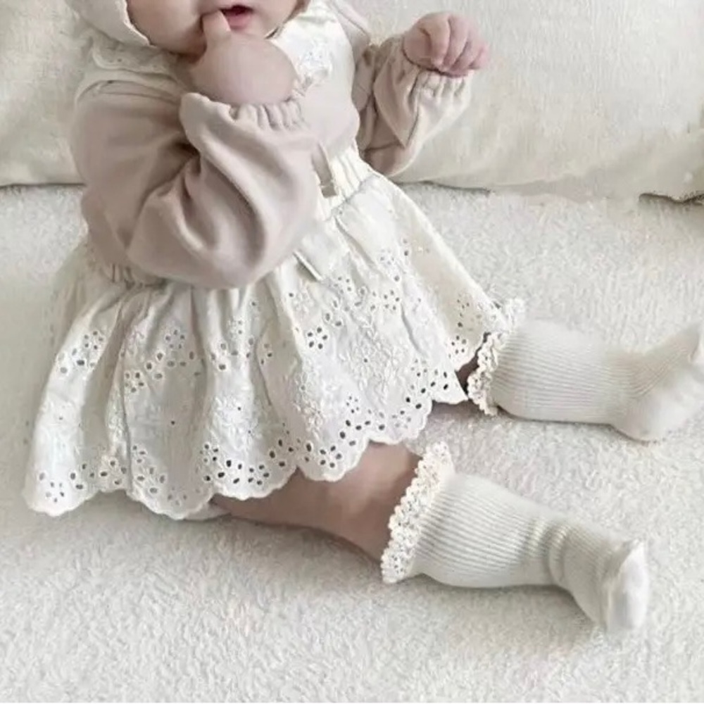 Pretty in lace overall romper